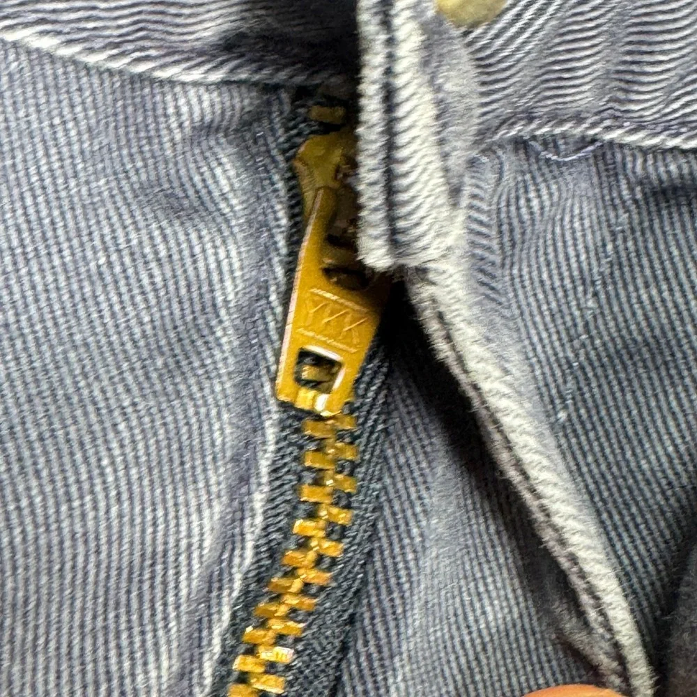 VTG Polo Ralph Lauren Chino Pants Mens 35x32 Navy Blue Faded Relaxed 90s USA
